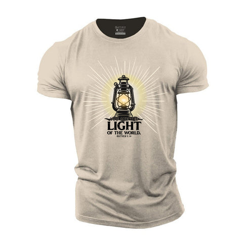 Men's You Are The Light Of The World Cotton T-Shirt